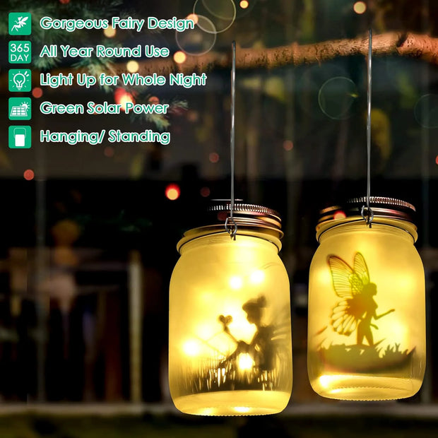 Lantern Fairy Lights Garden Ornament