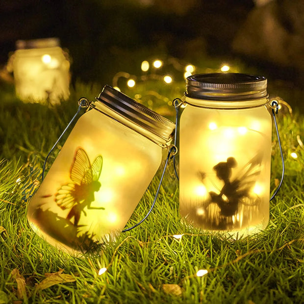 Lantern Fairy Lights Garden Ornament