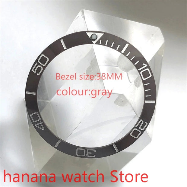 Brand new high quality 38mm pearl rotating watch bezel light