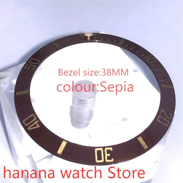 Brand new high quality 38mm pearl rotating watch bezel light