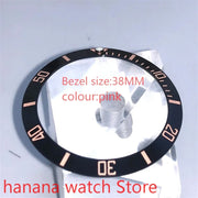 Brand new high quality 38mm pearl rotating watch bezel light