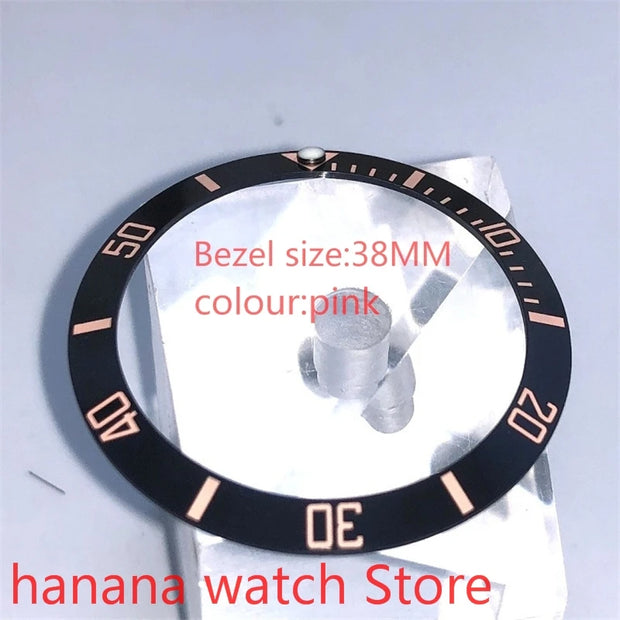 Brand new high quality 38mm pearl rotating watch bezel light