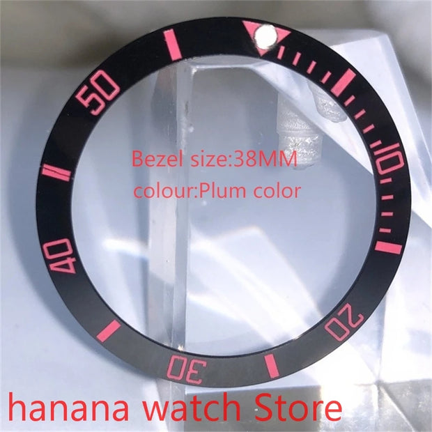 Brand new high quality 38mm pearl rotating watch bezel light