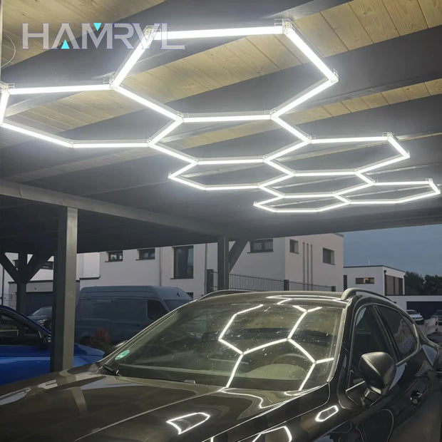 Hexagonal Lighting Accessories Barbershop Garage Ceiling Light