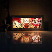 Anime Light Box Led Strip Lights Anime Eyes Shadow Box Picture Frame