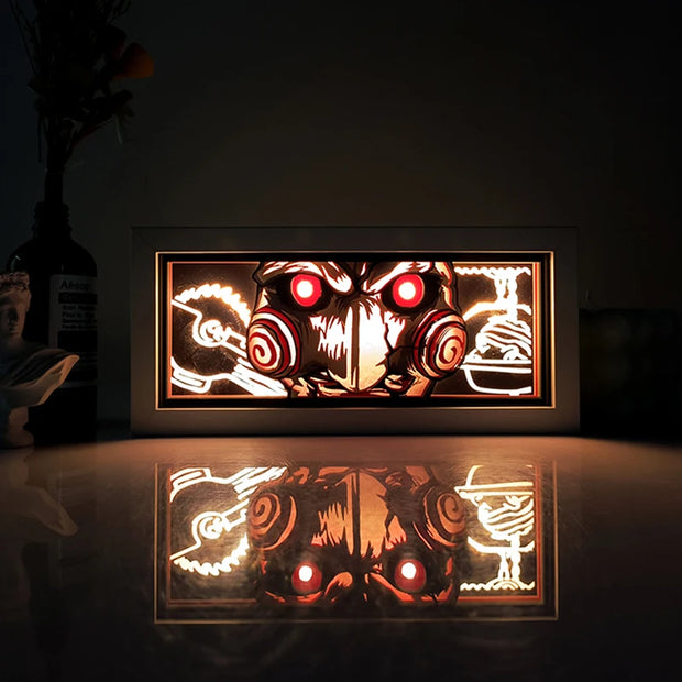 Anime Light Box Led Strip Lights Anime Eyes Shadow Box Picture Frame