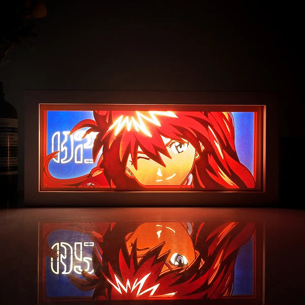 Anime Light Box Led Strip Lights Anime Eyes Shadow Box Picture Frame