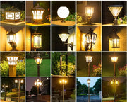 YYHC-2023 Outdoor Pillar Gate Lawn courtyard Lights LED Solar Lamp