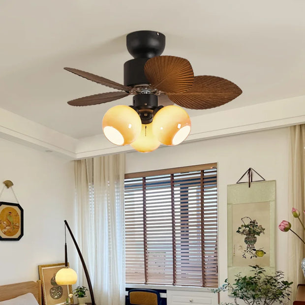 Times Restaurant Ceiling Fan Lamp Retro Style Room Ceiling Fan Light