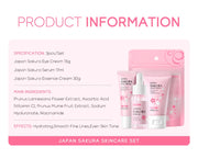 LAIKOU Sakura Skin Care Sets Facial Cleanser Face Cream.