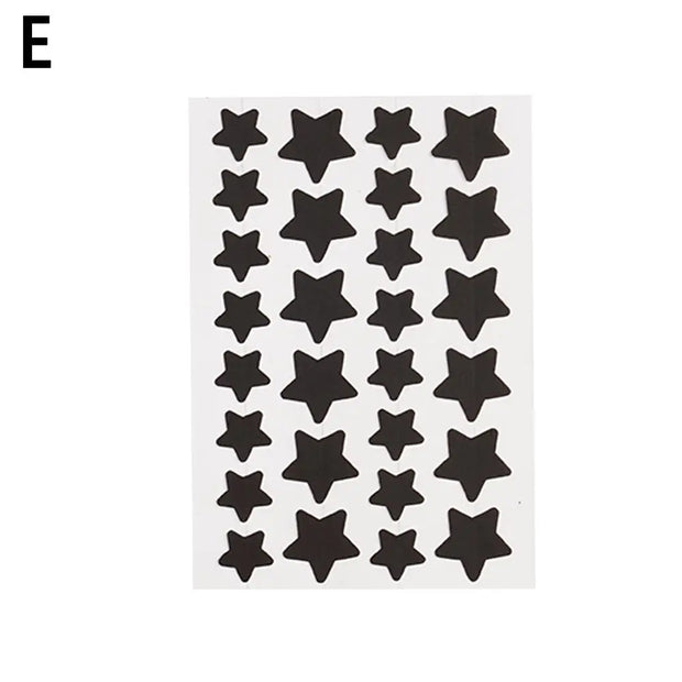 28pcsStar Pimple Patch Acne Colorful Invisible Acne Removal Skin Care Stickers Y2K Originality Concealer Face Spot Beauty Makeup