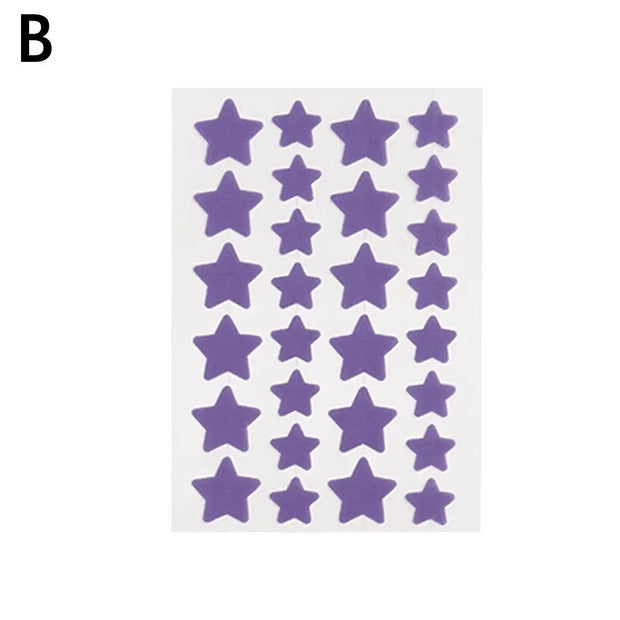 28pcsStar Pimple Patch Acne Colorful Invisible Acne Removal Skin Care Stickers Y2K Originality Concealer Face Spot Beauty Makeup