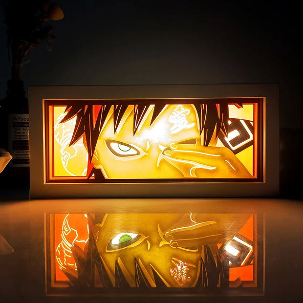 Anime Light Box Led Strip Lights Anime Eyes Shadow Box Picture Frame