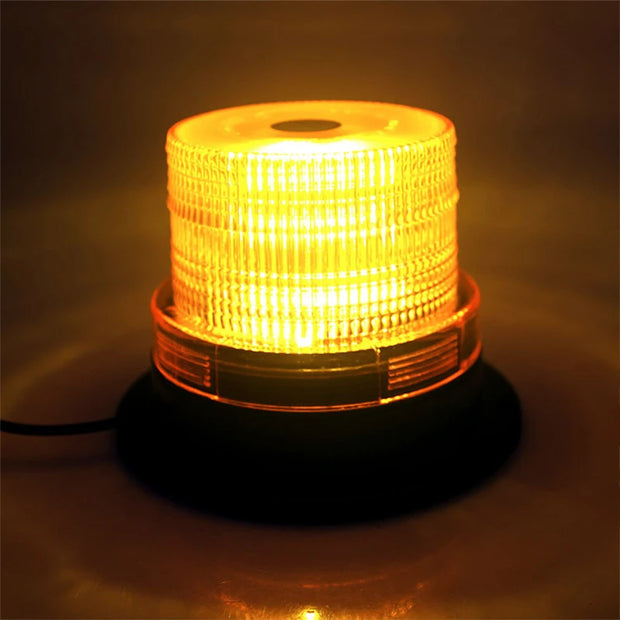 Warning Flash Beacon Emergency Indication LED Lamp Car Rotating Traffice Safety Light