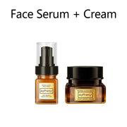 Retinol Wrinkle Removal Set Anti Aging Face Cream Serum & Dark Circle Remover Eye Cream Lift Firm Facial Moisturizing Skin Care