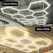 Hexagonal Lighting Accessories Barbershop Garage Ceiling Light