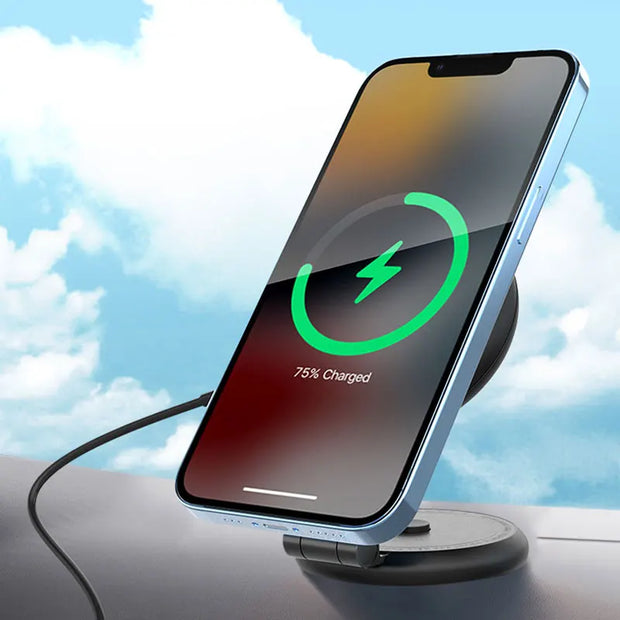 Hidden Magnetic Car Phone Holder For Tesla Model Y 3 Wireless Charger