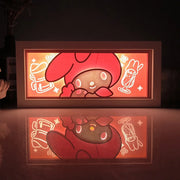 Anime Light Box Led Strip Lights Anime Eyes Shadow Box Picture Frame