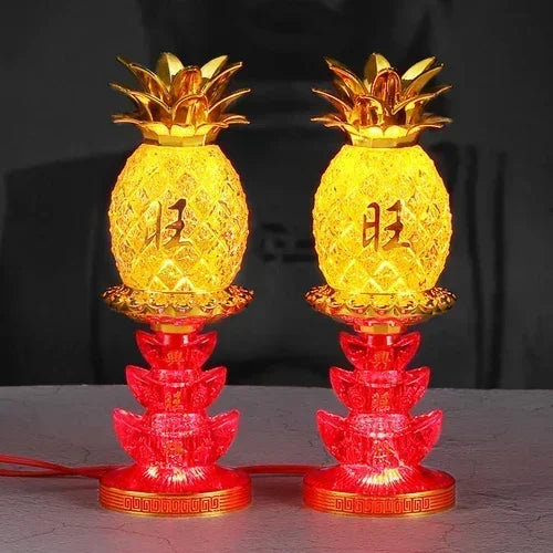 God of Wealth Lamp, Electric Candle, LED Buddha Offering Lamp