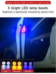 Car LED door warning light modification safety anti-collision anti-tailgating lights