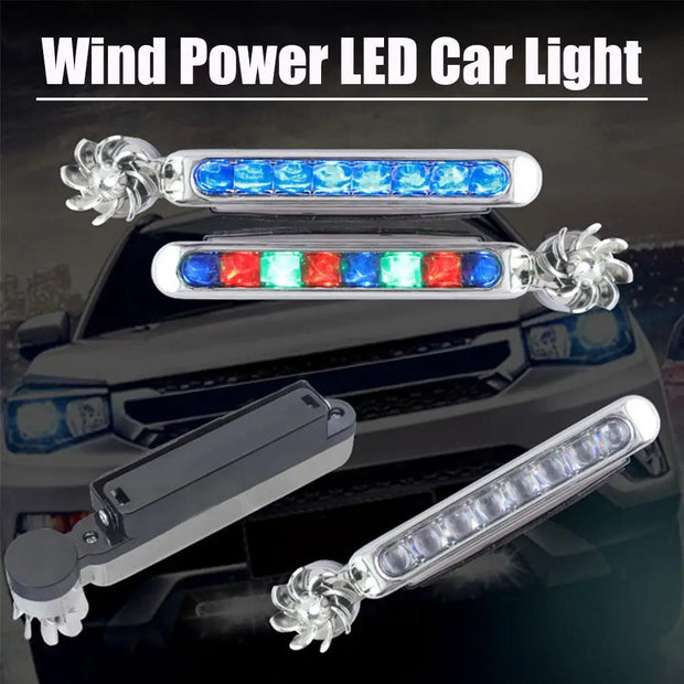 Wind Powered Car LED DayTime Running Lights