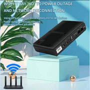 AC85-265V DC1018P Router 5V9V12V Optical Cat Monitor Backup Uninterruptible 10400Mah Power Supply Charger Cell Phone DC UPS