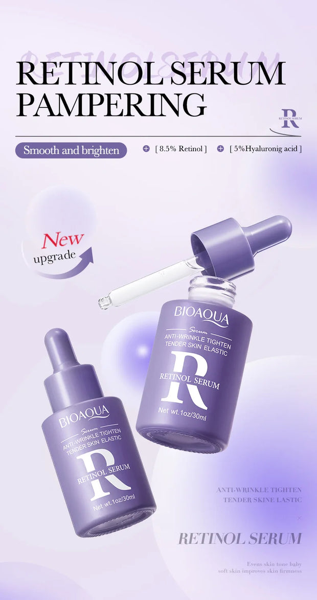 BIOAQUA Vitamin C Retinol Hyaluronic Acid Serum for Face Moisturizing