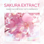 Sakura Facial Cleaner Korean Face Serum Exfoliating Peeling Gel Moisturize Toner Eye Cream