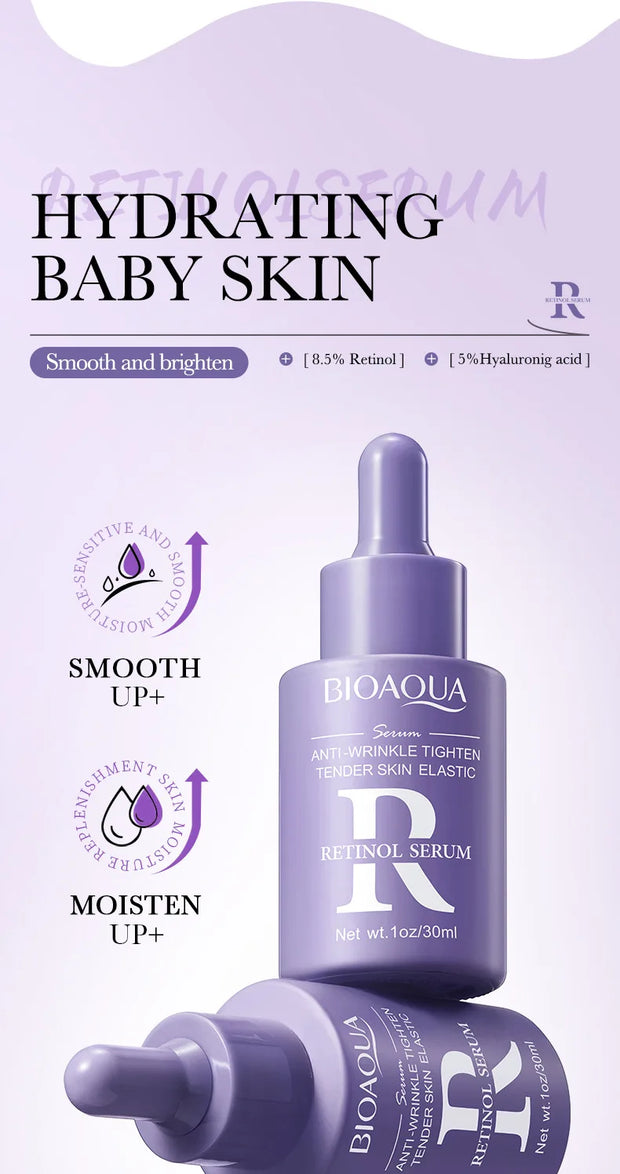 BIOAQUA Vitamin C Retinol Hyaluronic Acid Serum for Face Moisturizing