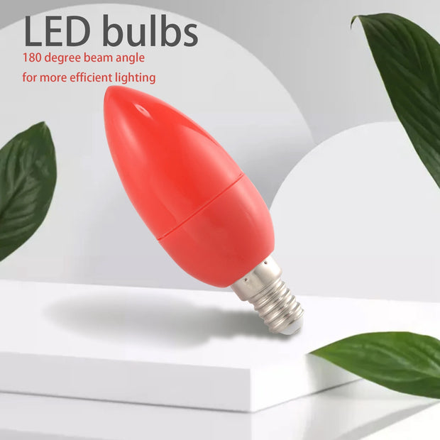 LED Candle Light Candle Light Bulbs Red Fortune Lamp God Lights Energy Saving Candle Lights