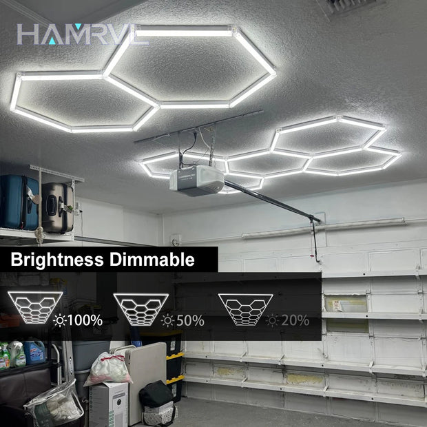 Hexagonal Lighting Accessories Barbershop Garage Ceiling Light