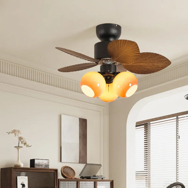 Times Restaurant Ceiling Fan Lamp Retro Style Room Ceiling Fan Light