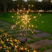 Solar Firework Led Light Waterproof Outdoor Dandelion Lamp