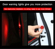 Car LED door warning light modification safety anti-collision anti-tailgating lights