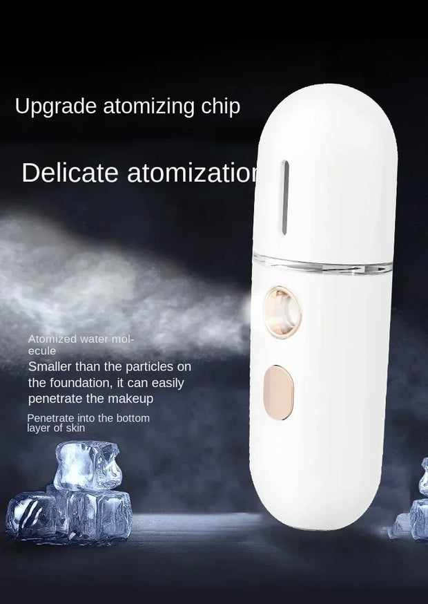 1PC Nano Spray Moisturizing Facial Steamer Beauty Humidificador Skin Care Tool