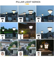 YYHC-2023 Outdoor Pillar Gate Lawn courtyard Lights LED Solar Lamp